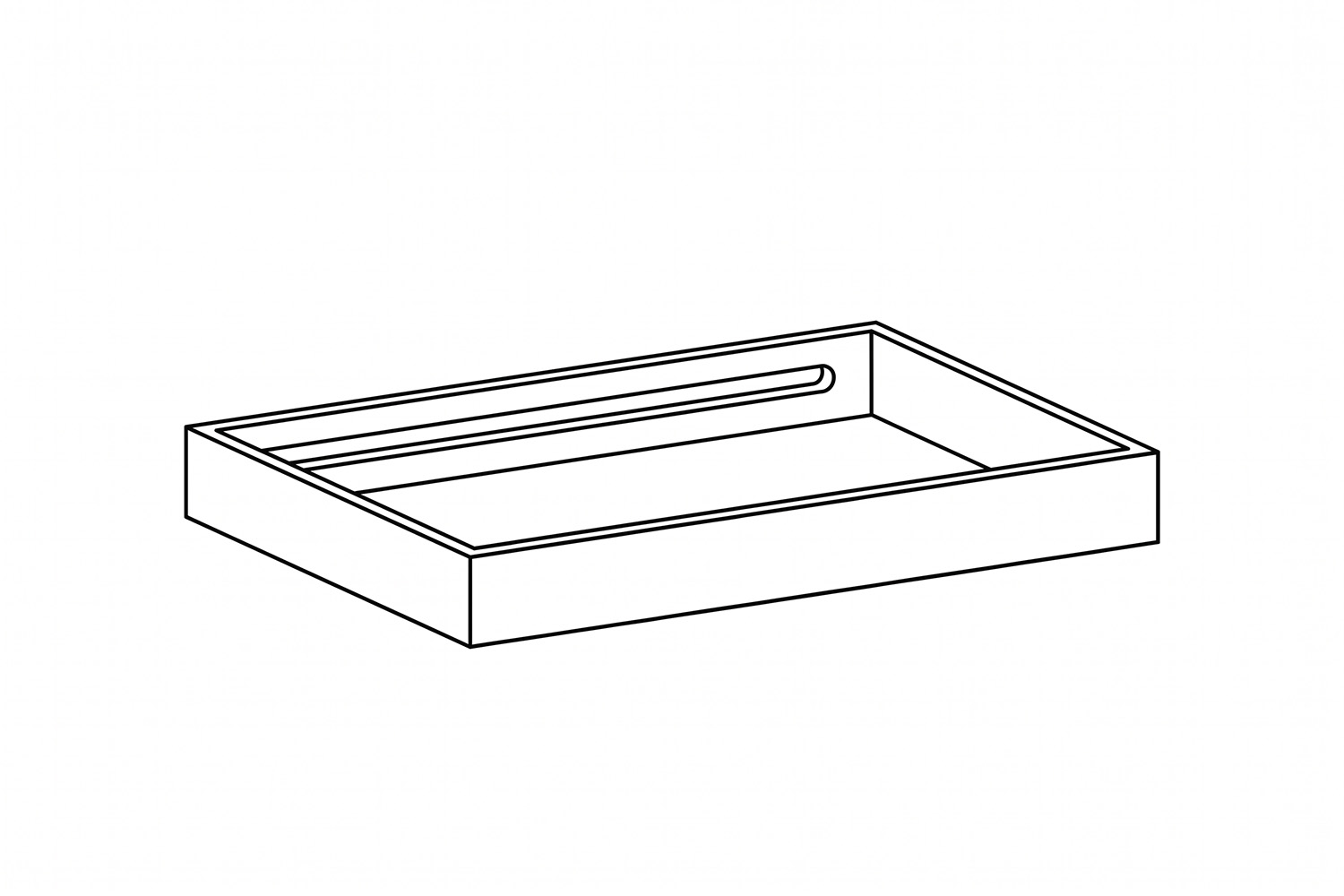 Mogg designové police Free.dot Tray