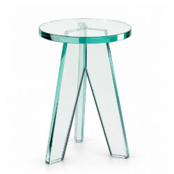 Glas Italia designové odkládací stolky Crystal Stool