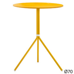 Pedrali designové zahradní jídelní stoly Nolita 5453 (Ø70 cm)