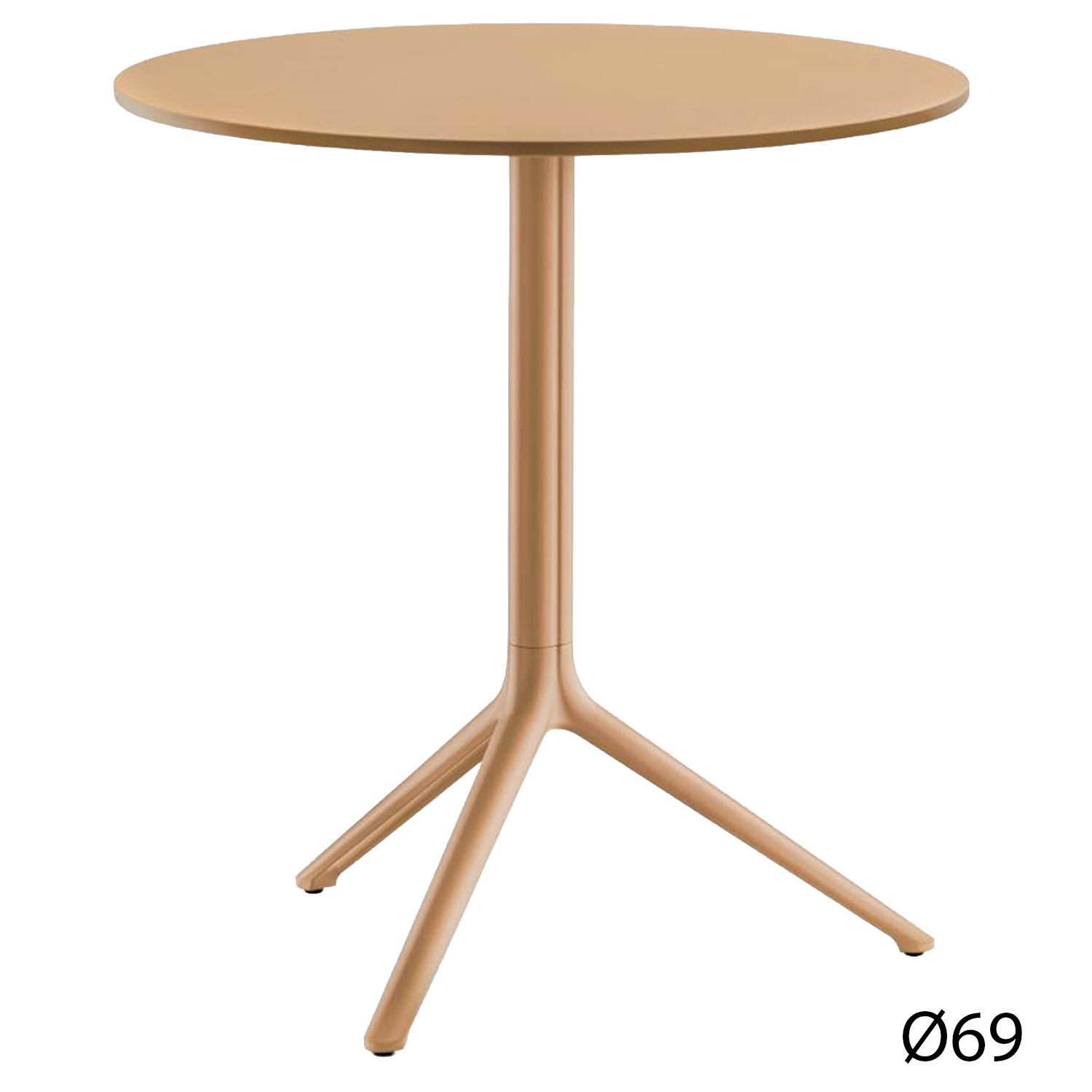 Pedrali designové zahradní jídelní stoly Elliot 5470 (Ø 69 cm)