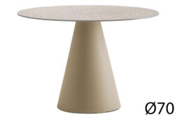 Pedrali designové konferenční stoly Ikon 863 (Ø 70cm)