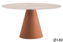 Pedrali designové zahradní jídelní stoly Ikon 869 (Ø 149 cm)