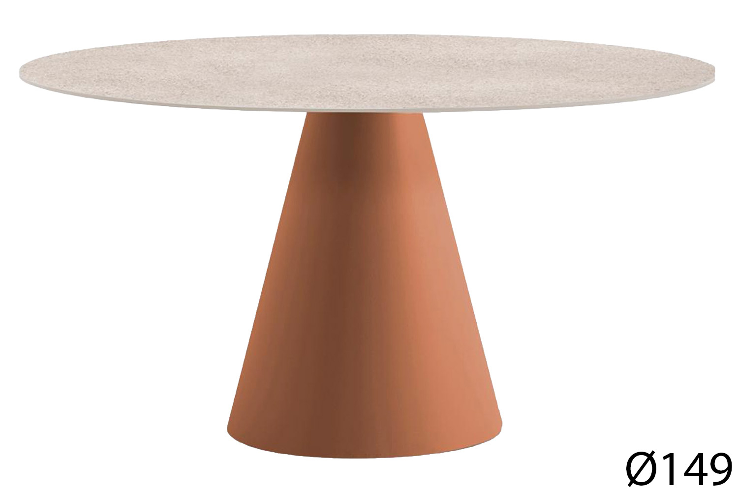 Pedrali designové zahradní jídelní stoly Ikon 869 (Ø 149 cm)