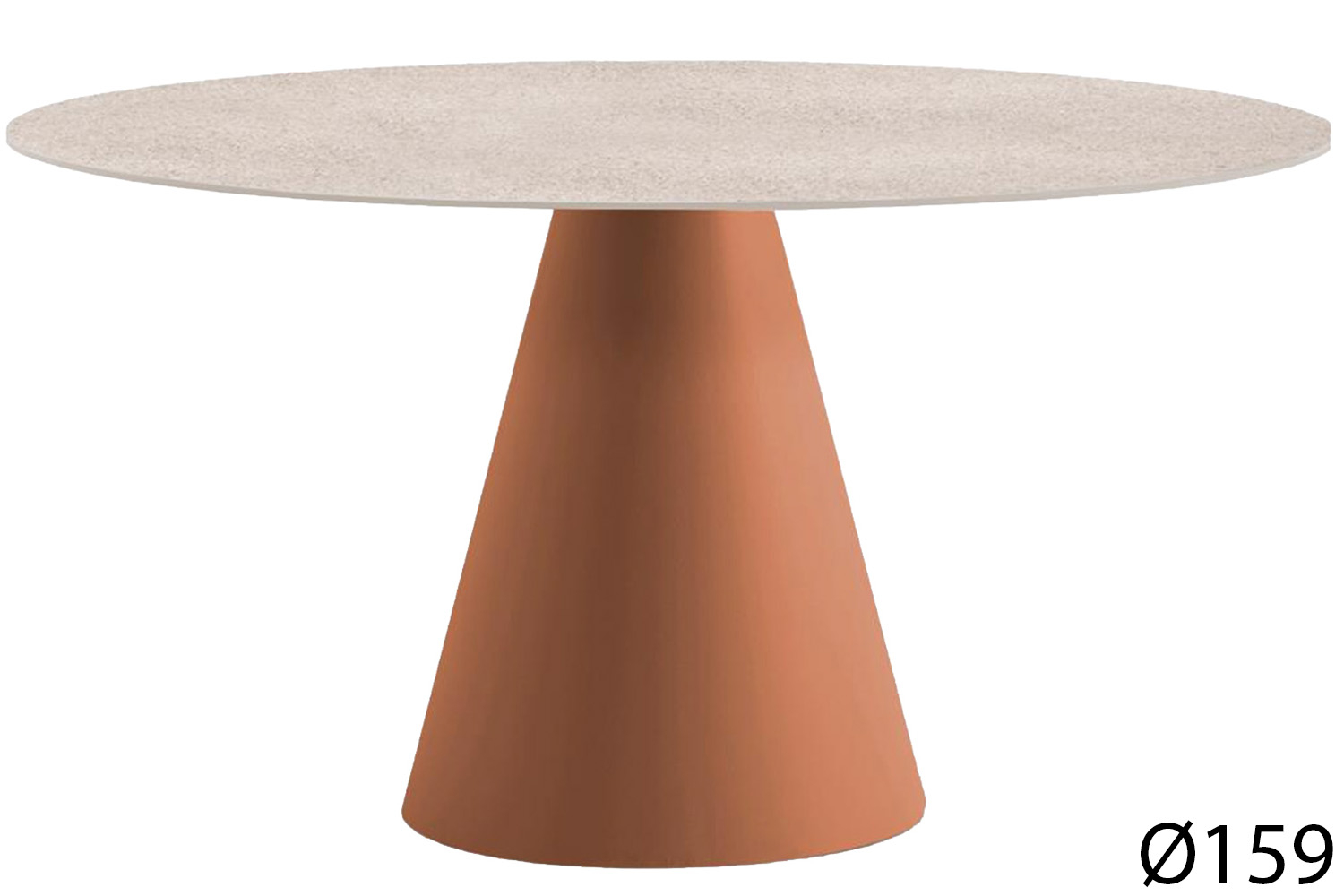 Pedrali designové zahradní jídelní stoly Ikon 869 (Ø 159 cm)