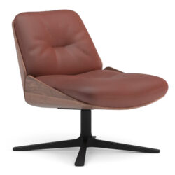 Prostoria designová křesla Rei Easy Chair Swivel Base Low Back