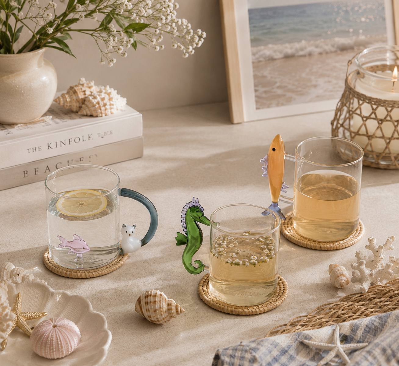 Ichendorf Milano designové šálky Marine Garden Mug Sardine Amber