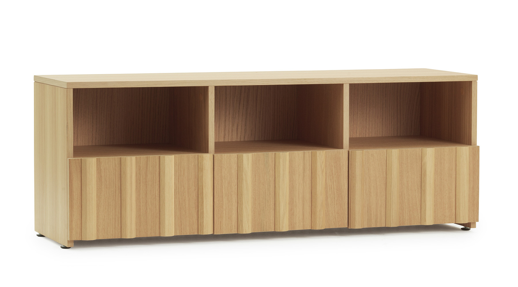 Normann Copenhagen designové skříňky pod televize Rib Sideboard Low Hybrid