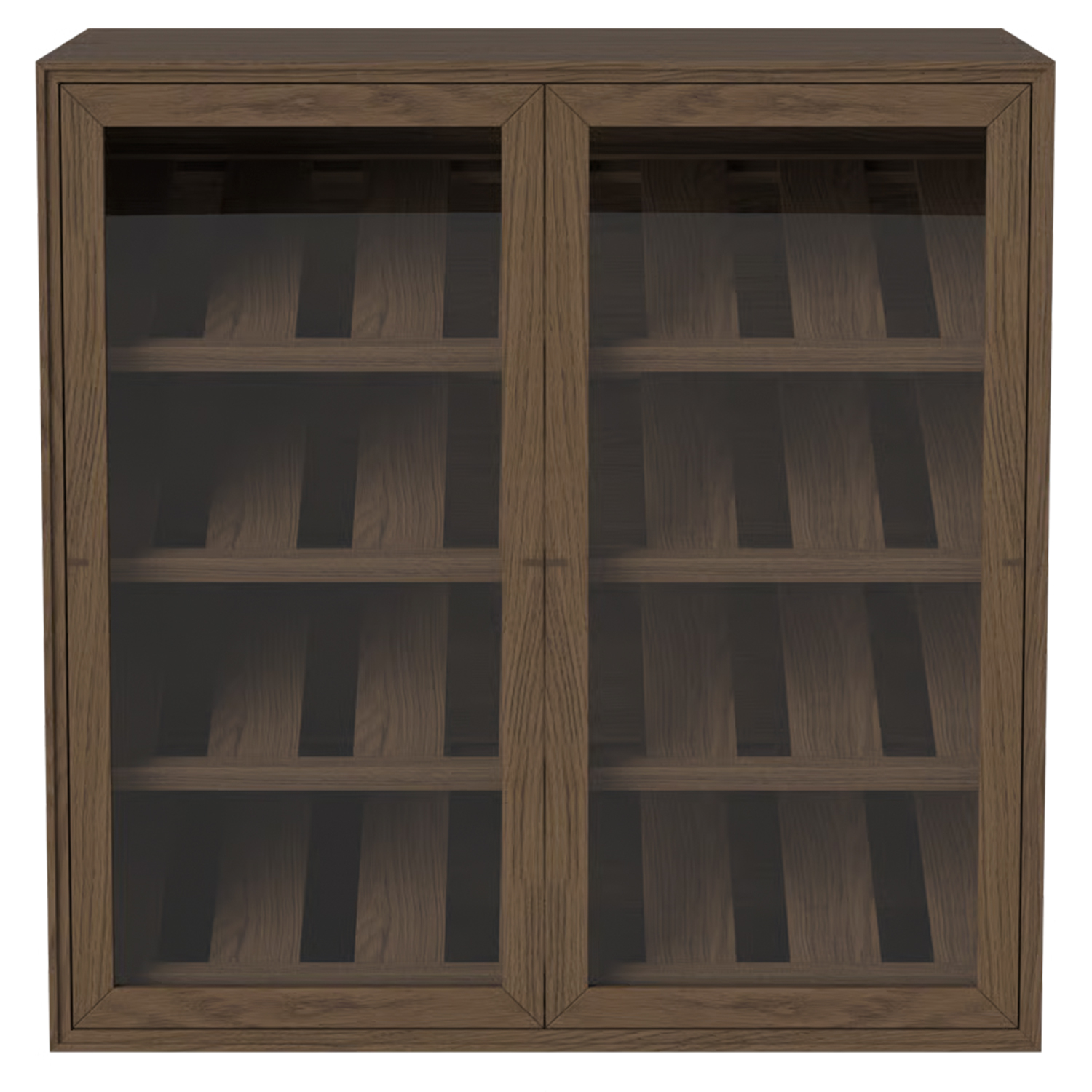 Bolia designové stojany na víno Vega Wine Cabinet Glass Doors (70 x 70 cm)