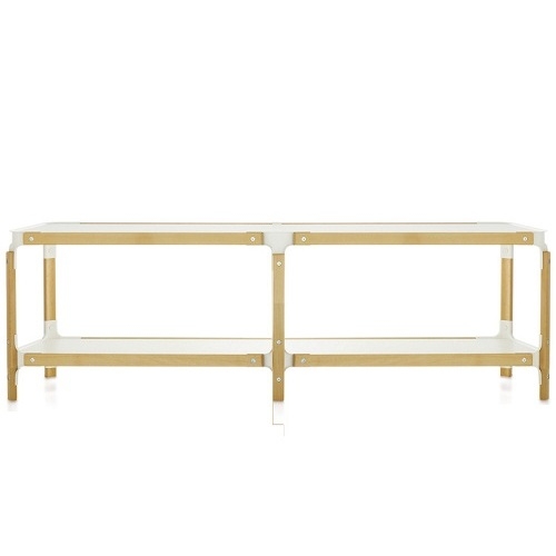 Magis designové regály Steelwood Shelf System (2 elementy)