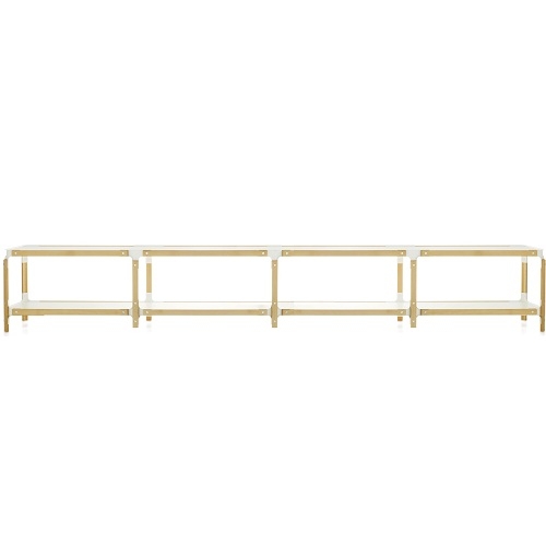 Magis designové regály Steelwood Shelf System (4 elementy)
