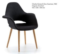 Vitra designové miniatury Organic Armchair