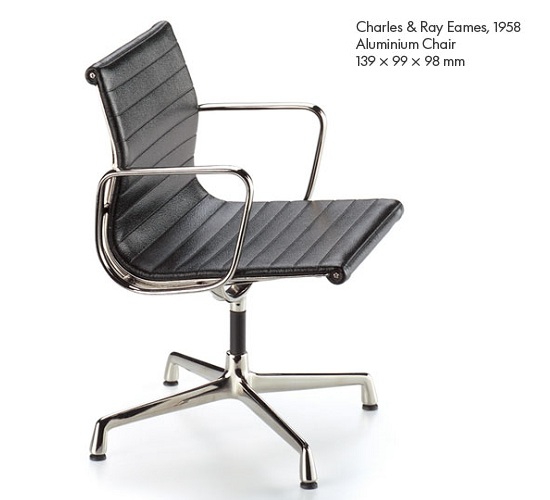 Vitra designové miniatury Aluminium Chair