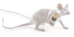 Seletti designové stolní lampy Mouse Lamp Lie Down