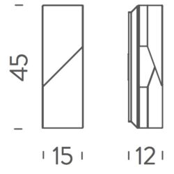 Nemo designová nástěnná svítidla Shadows Petit