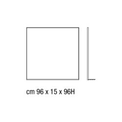 Horm designová zrcadla Gill (96 x 96 cm)