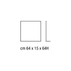 Horm designová zrcadla Gill (64 x 64 cm)