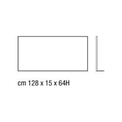 Horm designová zrcadla Gill (128 x 64 cm)