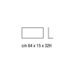 Horm designová zrcadla Gill (64 x 32 cm)
