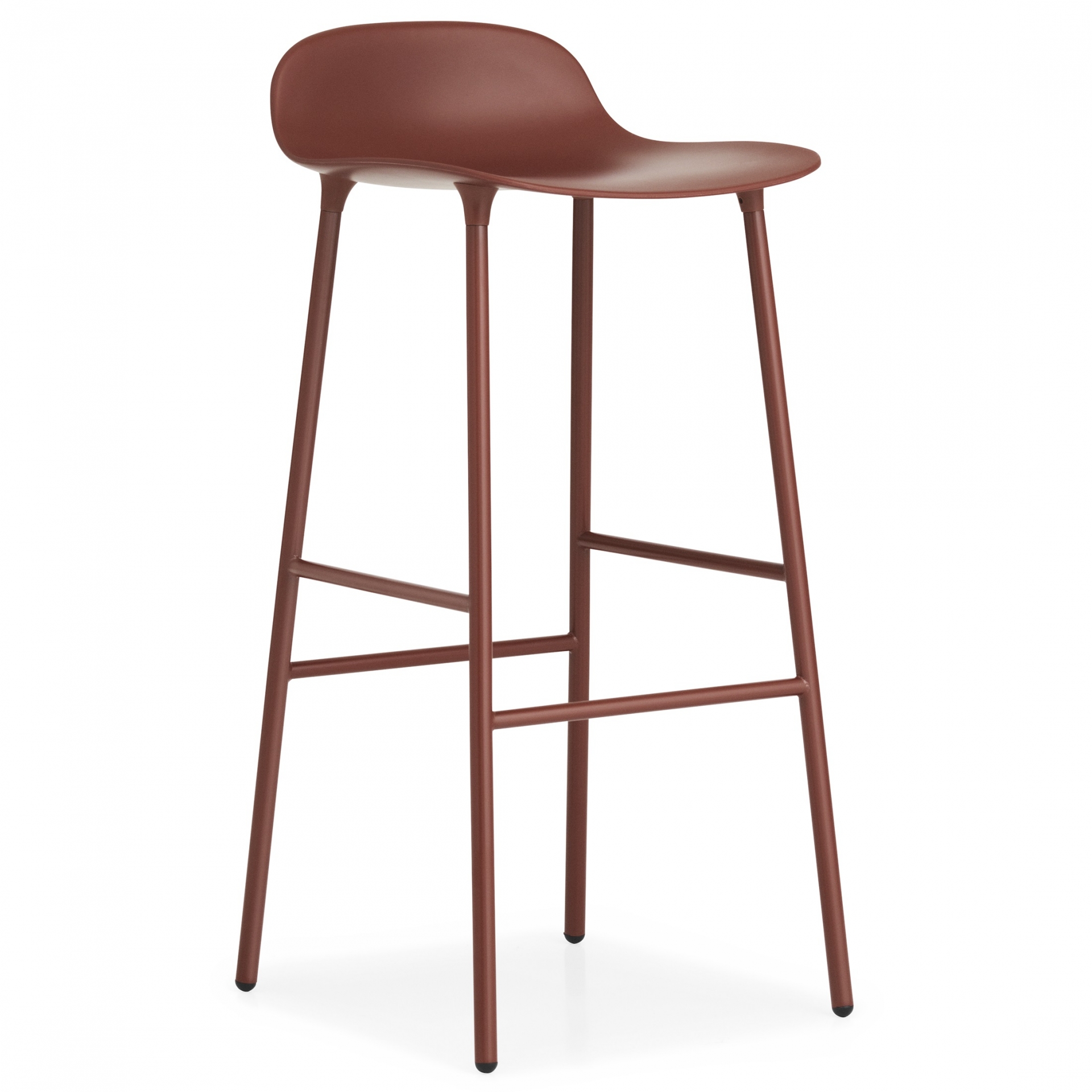 Normann Copenhagen designové barové židle Form Barstool Steel (75 cm)