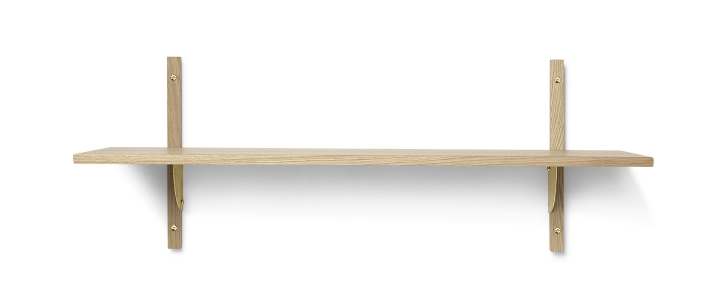 Ferm Living designové nástěnné police Sector Shelf Single Wide