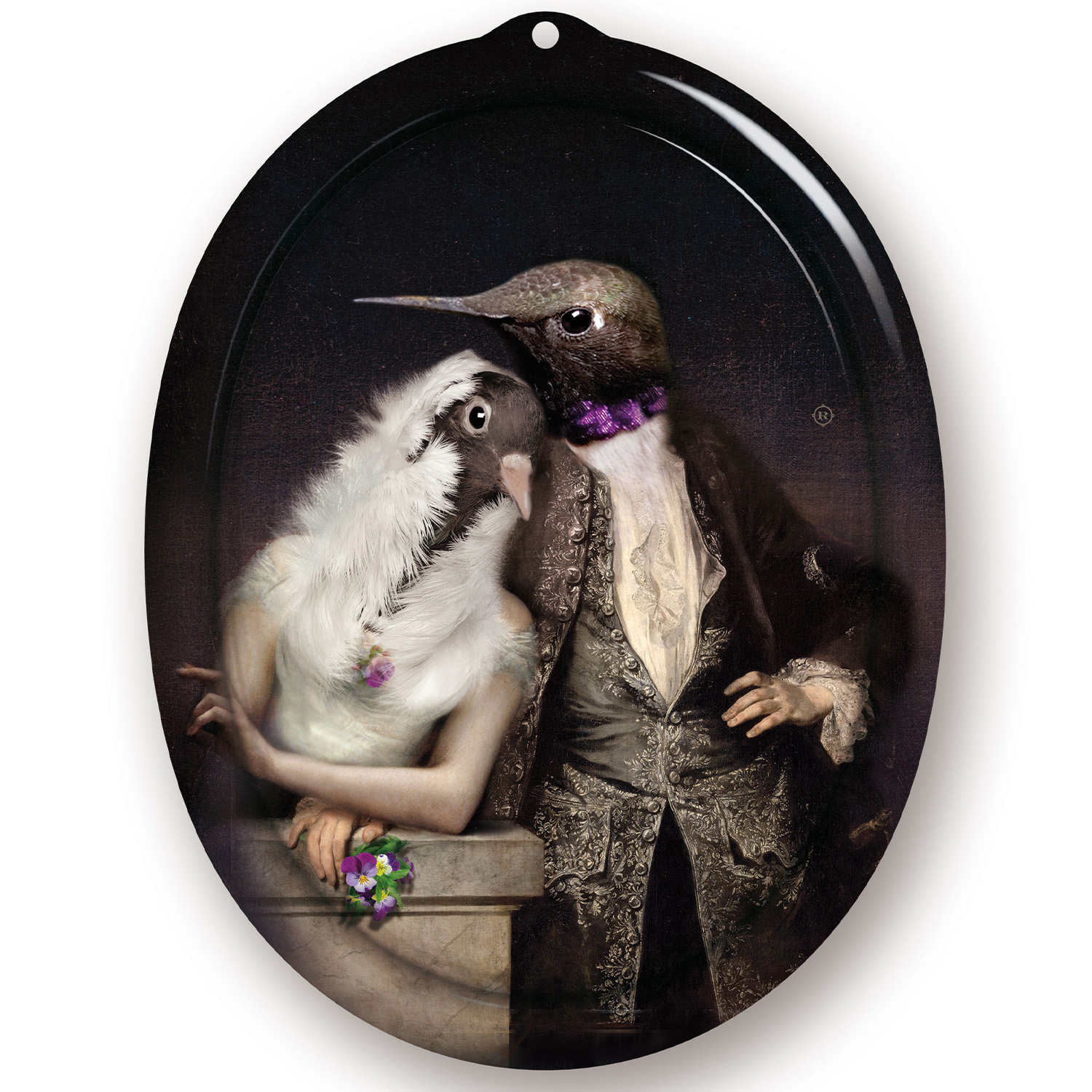 Ibride designové obrazy/ podnosy The Lovebirds
