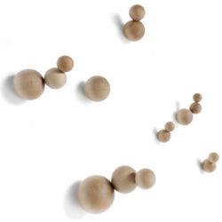Mogg designové nástěnné věšáky Bubble (set 5 kusů)