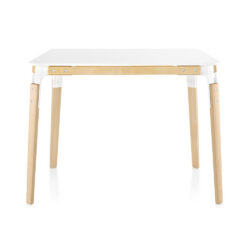 Magis jídelní stoly Steelwood Table Square (90 x 76 x 90 cm)