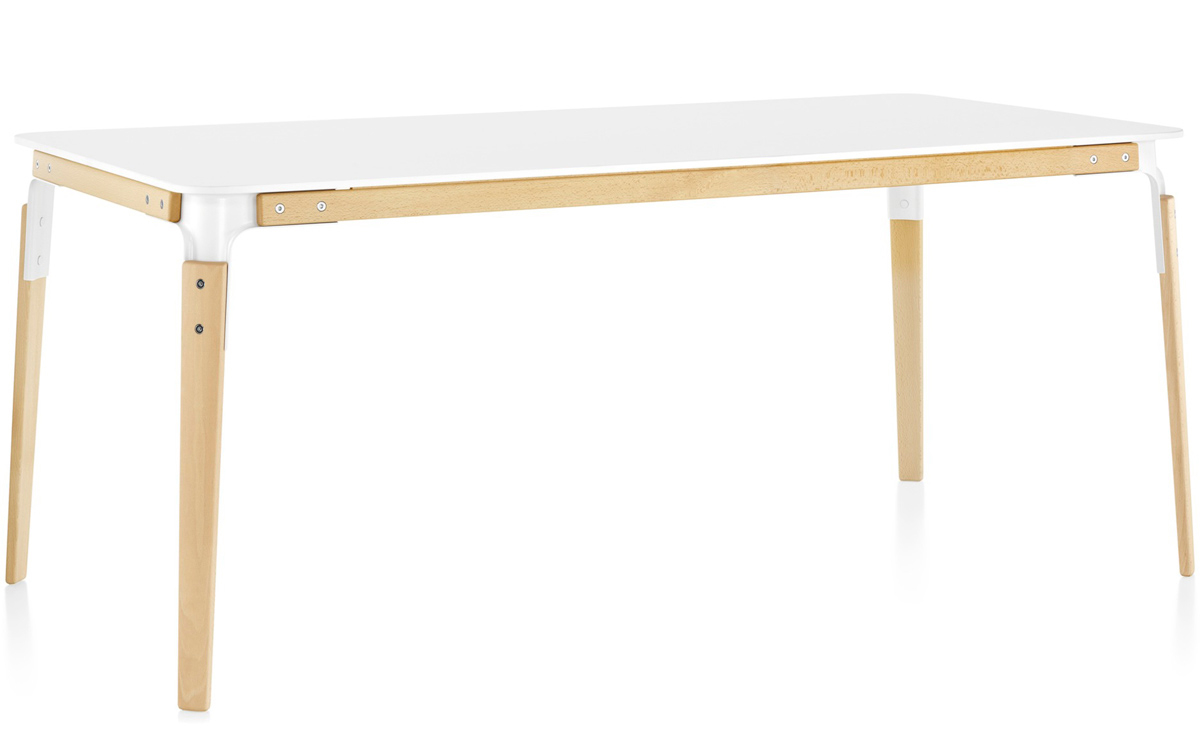 Magis jídelní stoly Steelwood Table Rectangular (180 x 76 x 90 cm)
