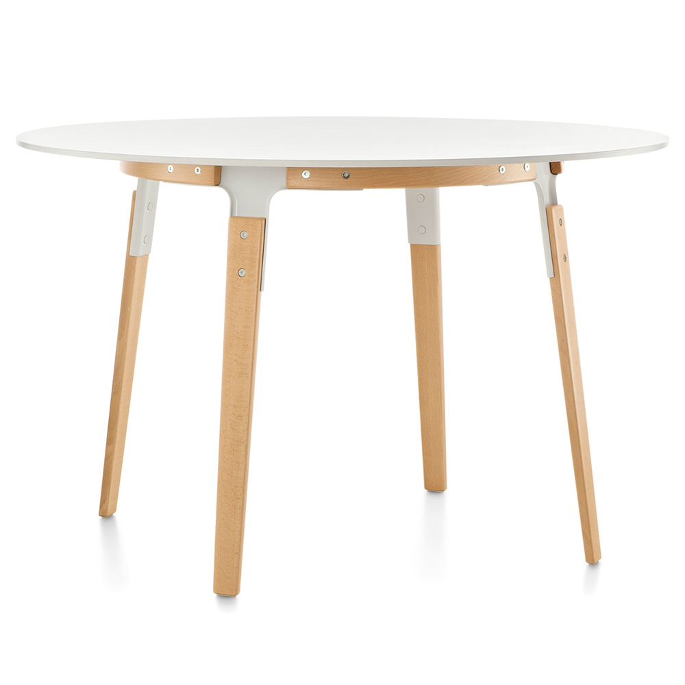 Magis jídelní stoly Steelwood Table Round