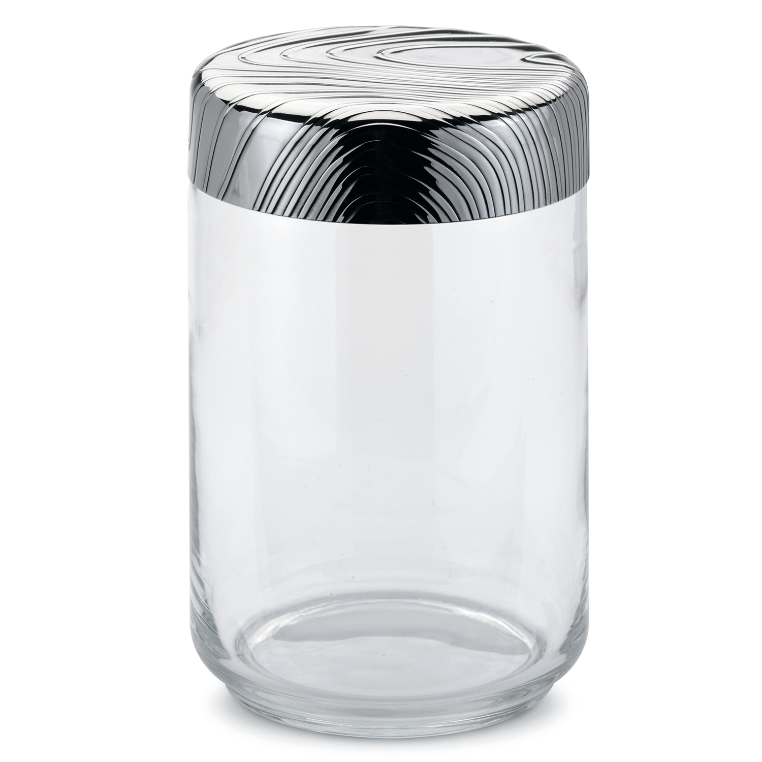 Alessi designové skleněné dózy Veneer (objem 100 cl)