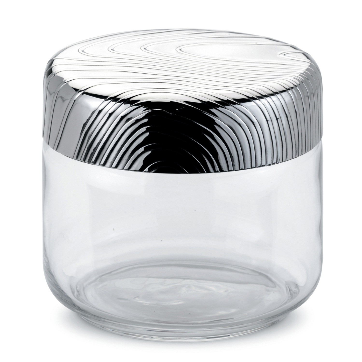 Alessi designové skleněné dózy Veneer (objem 50 cl)