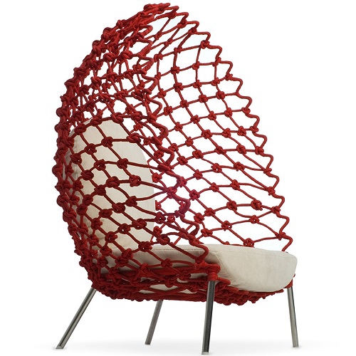 Kenneth Cobonpue designová křesla Dragnet Lounge Chair