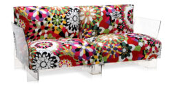 Kartell designové dvousedačky Pop Missoni Two Seater