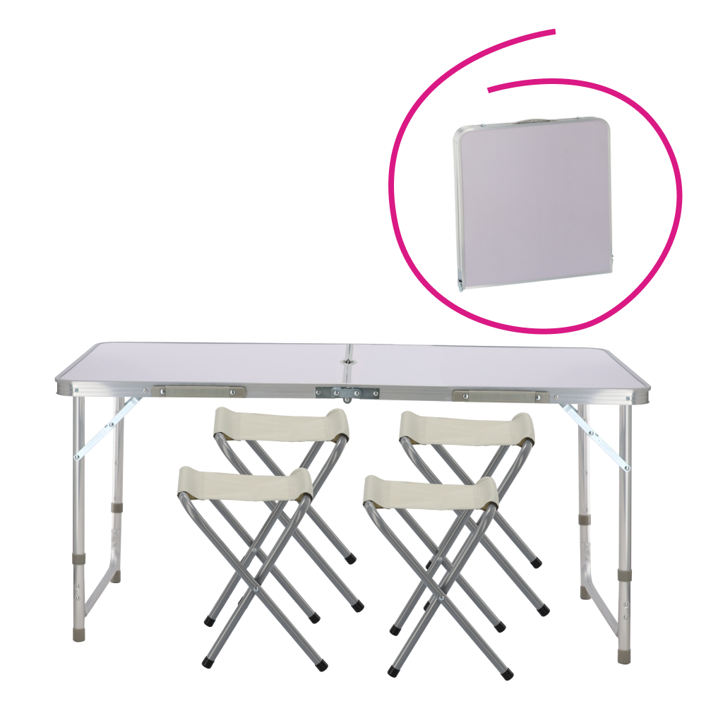Kempingový skládací kufříkový set