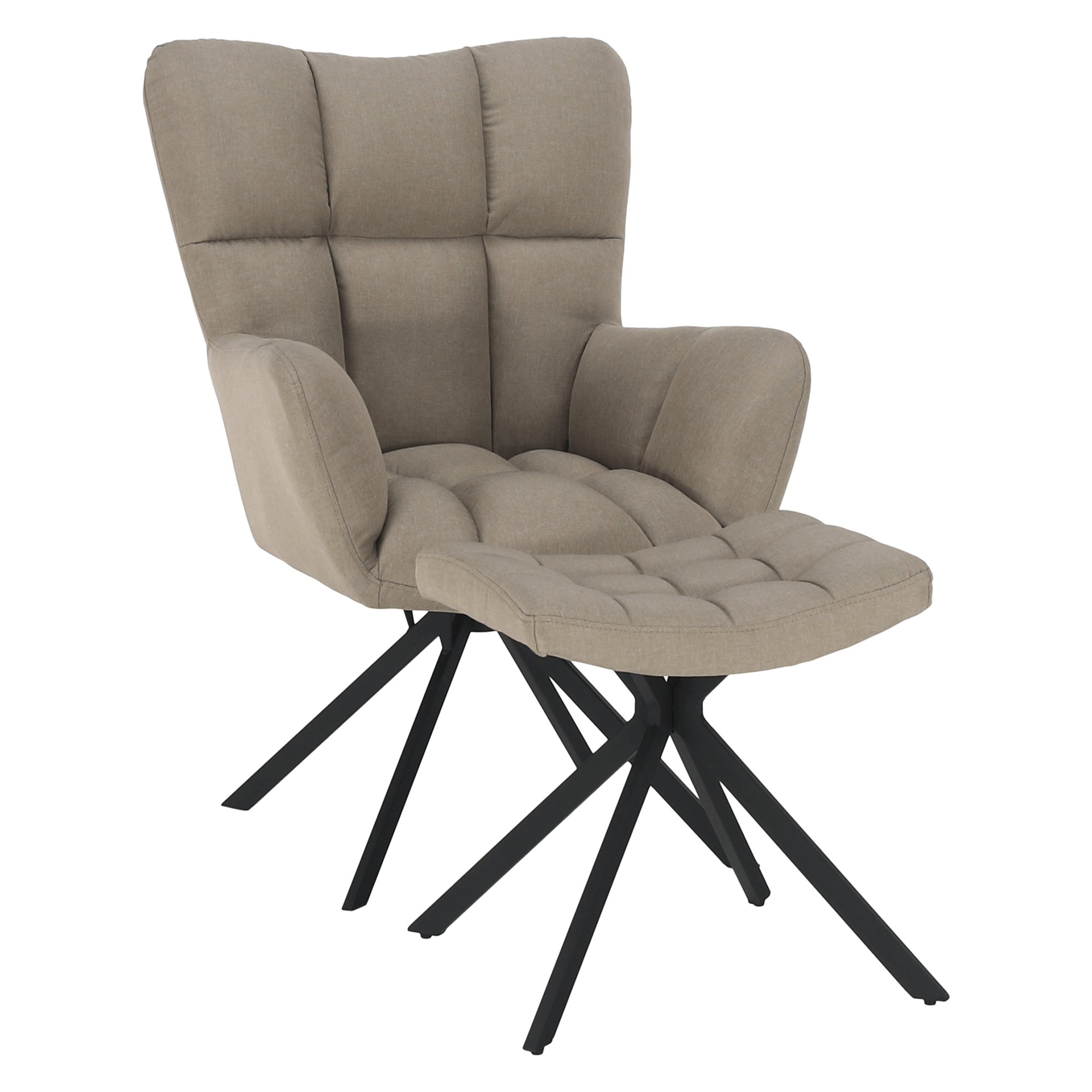 Designové otočné křeslo s podnoží