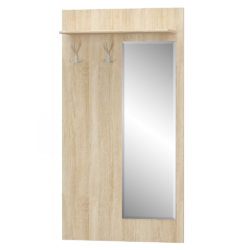 Věšákový panel se zrcadlem
